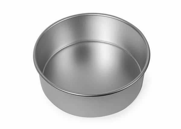 8x3 inch Round Cake Tin with Solid Base Silverwood Bakeware