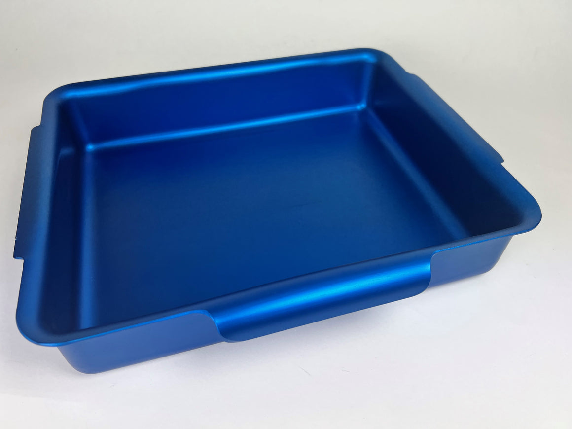 Blue 12 x 10 x 2 1/2 inch Deep Oven Roasting Dish