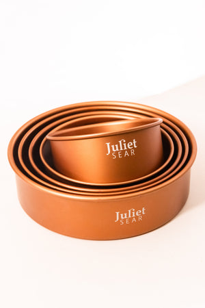 Round Cake Tin Solid Base 10x3 1/4 inch – Juliet Sear Online Range
