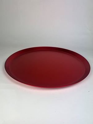 Red 14 inch Heavy Duty Pizza Plate