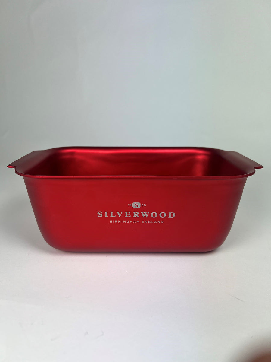 Red 1lb Loaf Tin with Round Corners