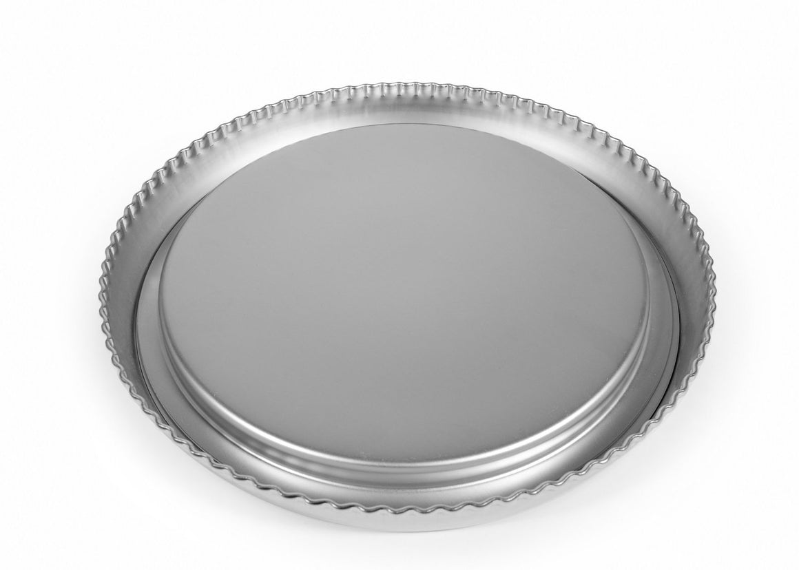 Silverwood bakeware  11 inch Crimped Flan Loose Base And Sponge Insert