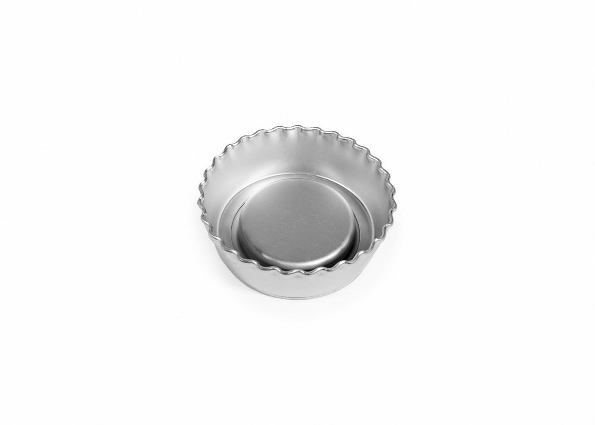 Silverwood bakeware  3 1/2 inch Crimped Flan Loose Base and Sponge Insert