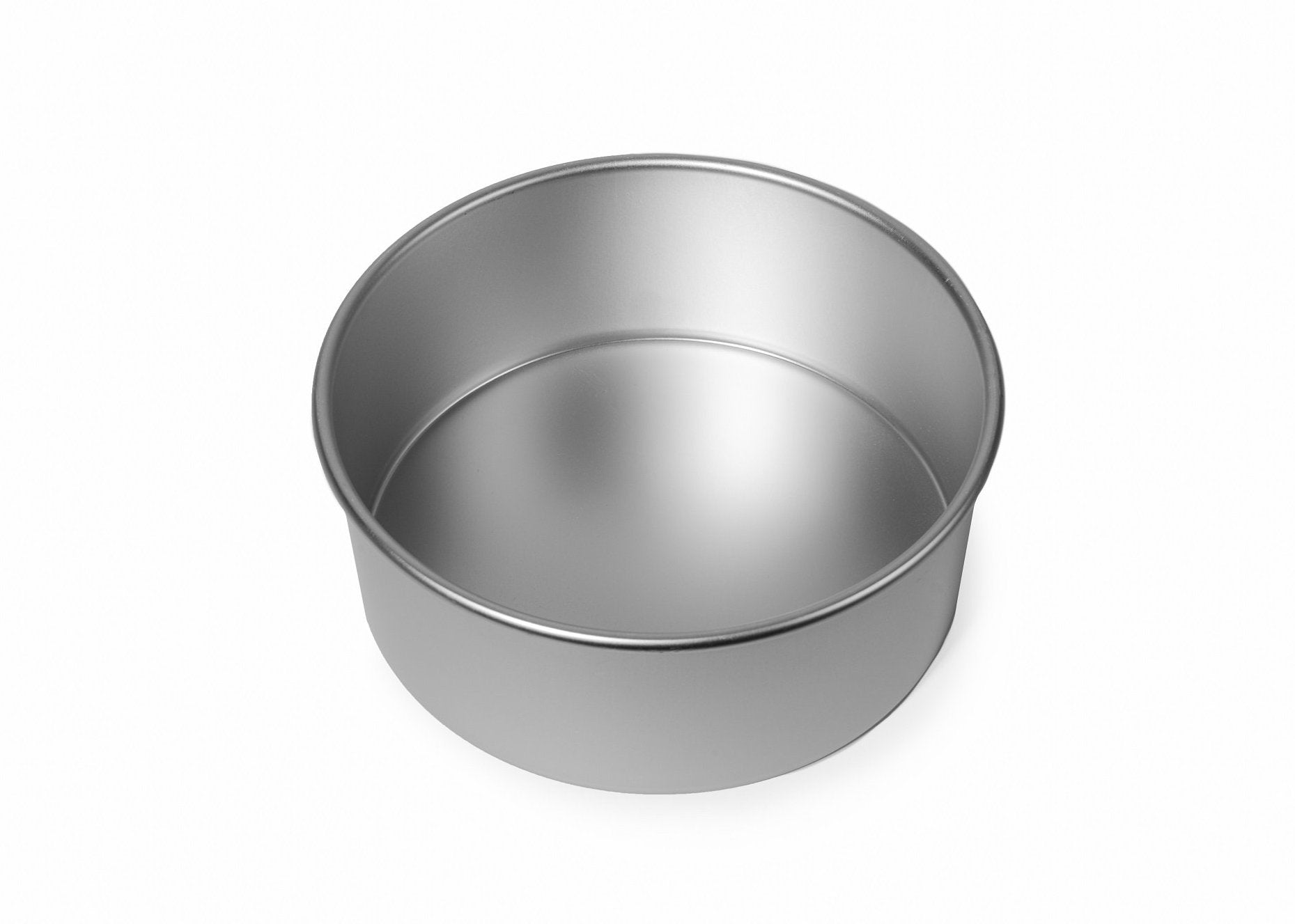 7x3 inch Round Cake Tin with Solid Base Silverwood Bakeware