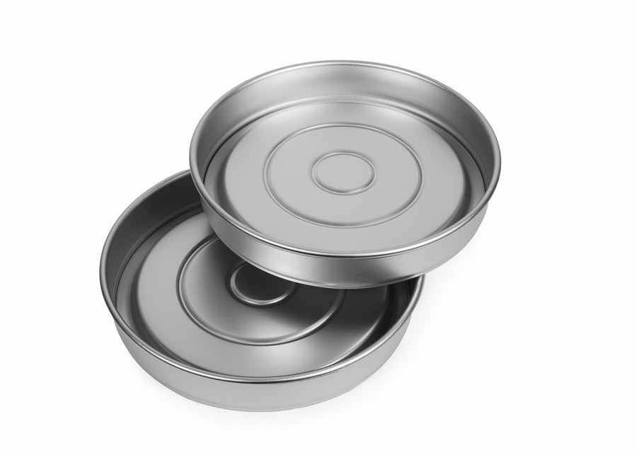Silverwood bakeware  8 inch Round Victoria Surprise Set of 2 Tins, 4 Bases