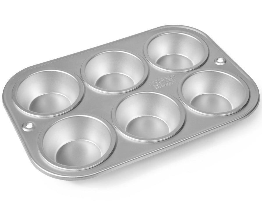 Silverwood bakeware  6 Cup Muffin Tray 8cm Cups Delia Online