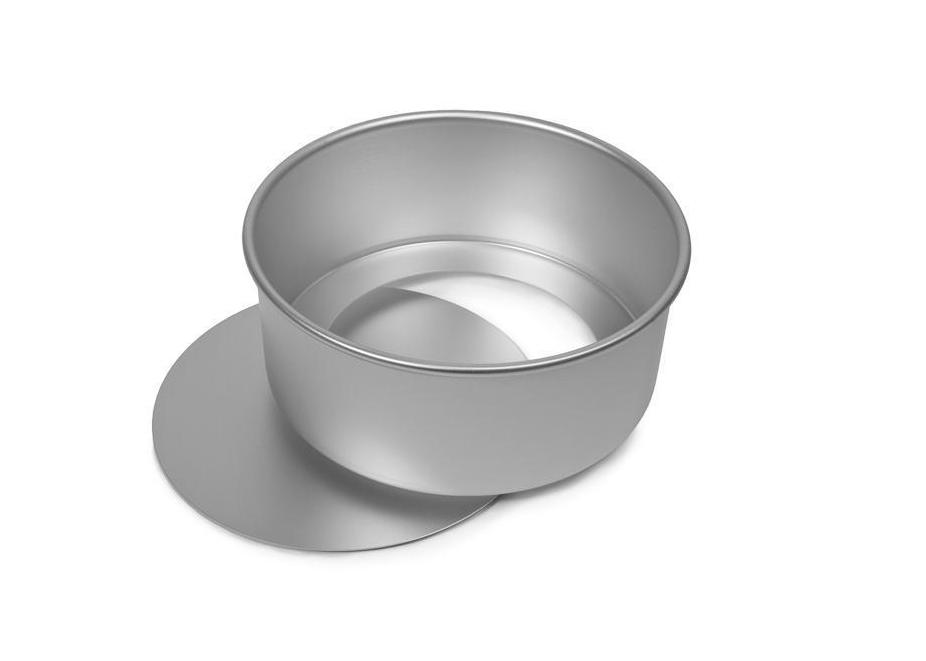 8x3 inch Round Cake Tin with Solid Base