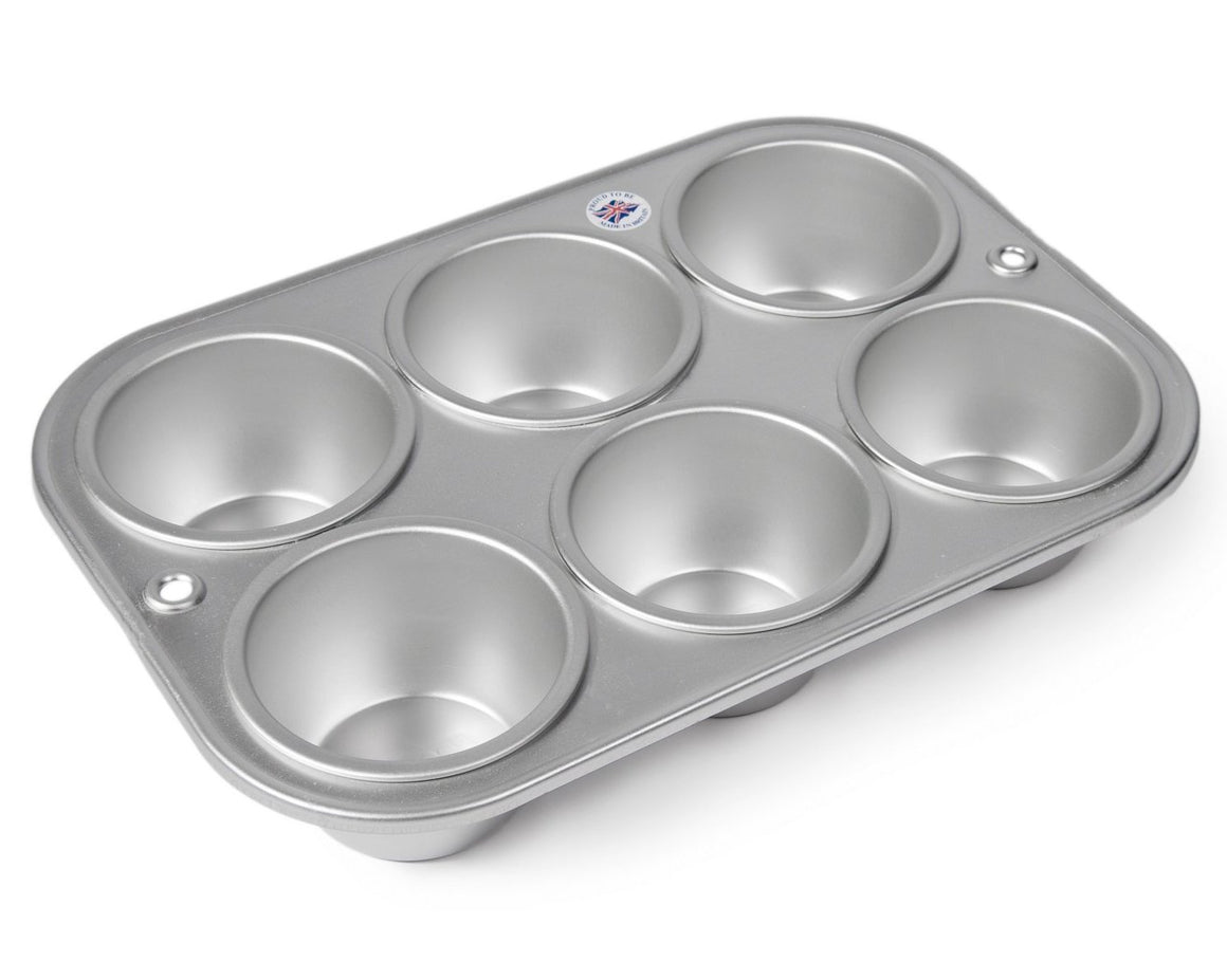 Baking Tins Deep Muffin Tin Cup Muffin/Cupcake Tray Silverwood